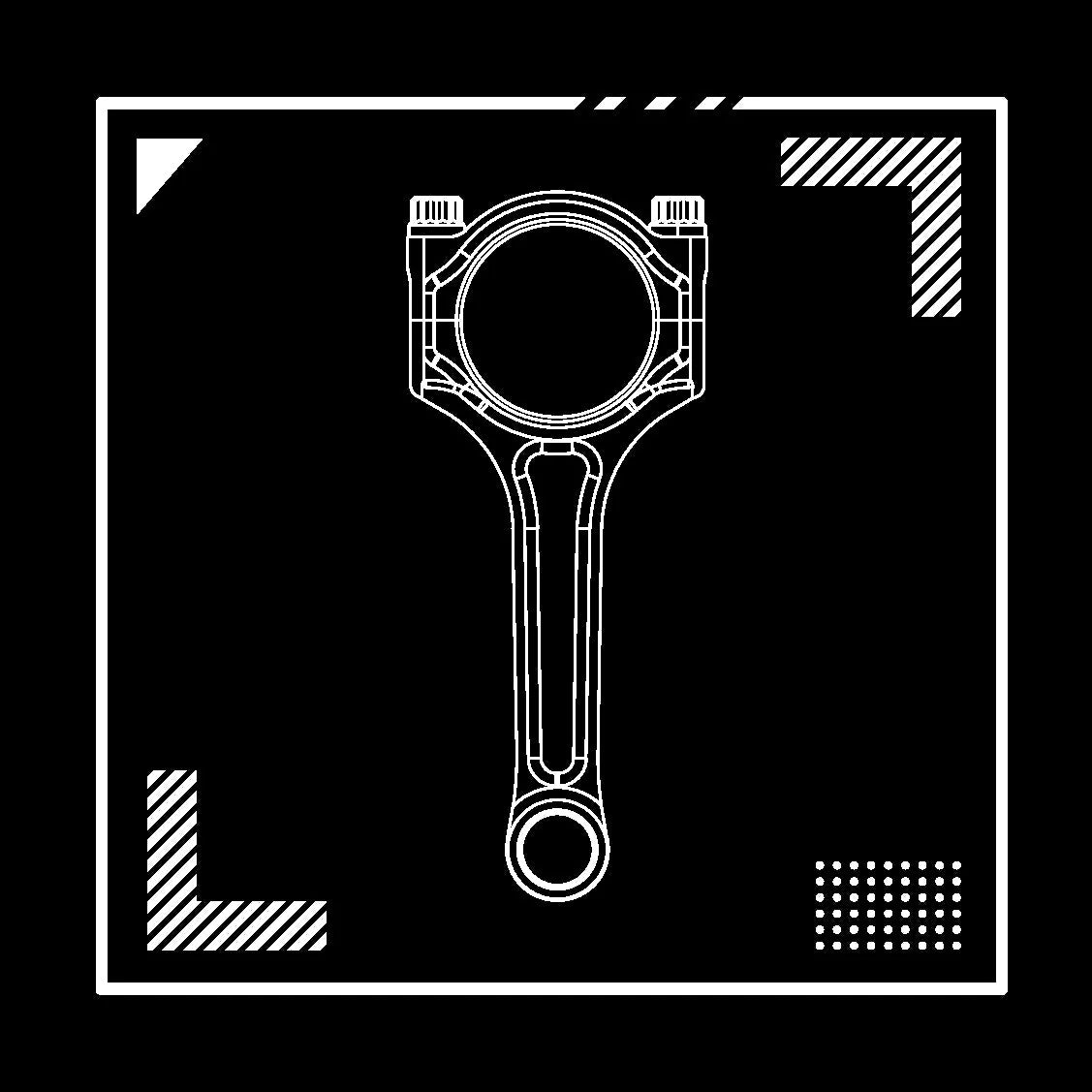 TOYOTA G16E (1.6L) – IRP Forged Connecting Rod Set (OEM Length 143.75 mm)