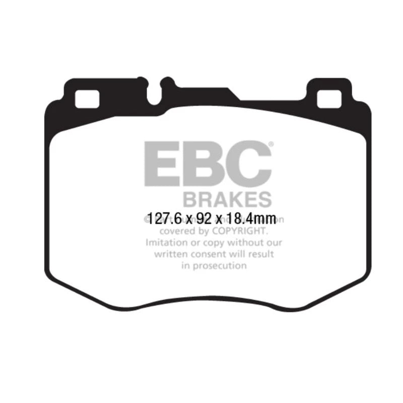 ผ้าเบรค EBC Brakes รุ่น Yellowstuff / ผ้าเบรคหน้า Mercedes Benz W205, C205, W213 AMG W205 ,C180, C200,C 220, C250, C300, C350, C400