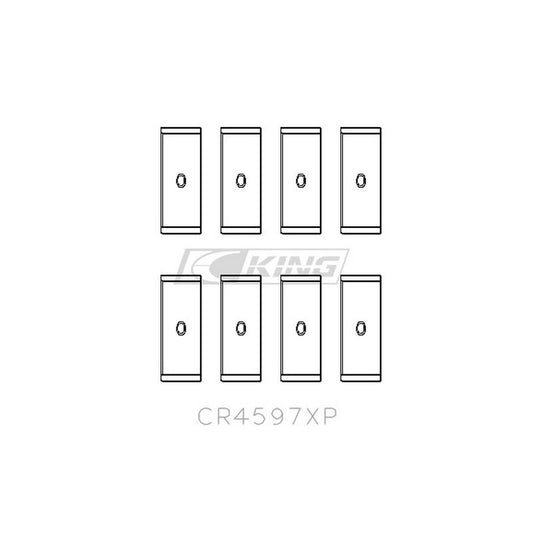 King CR4597XP – ชาร์ปก้านสูบ (Racing XP Series, pMaxBlack™) สำหรับ Volkswagen 1.8/2.0 – 1781cc Turbo & 1984cc