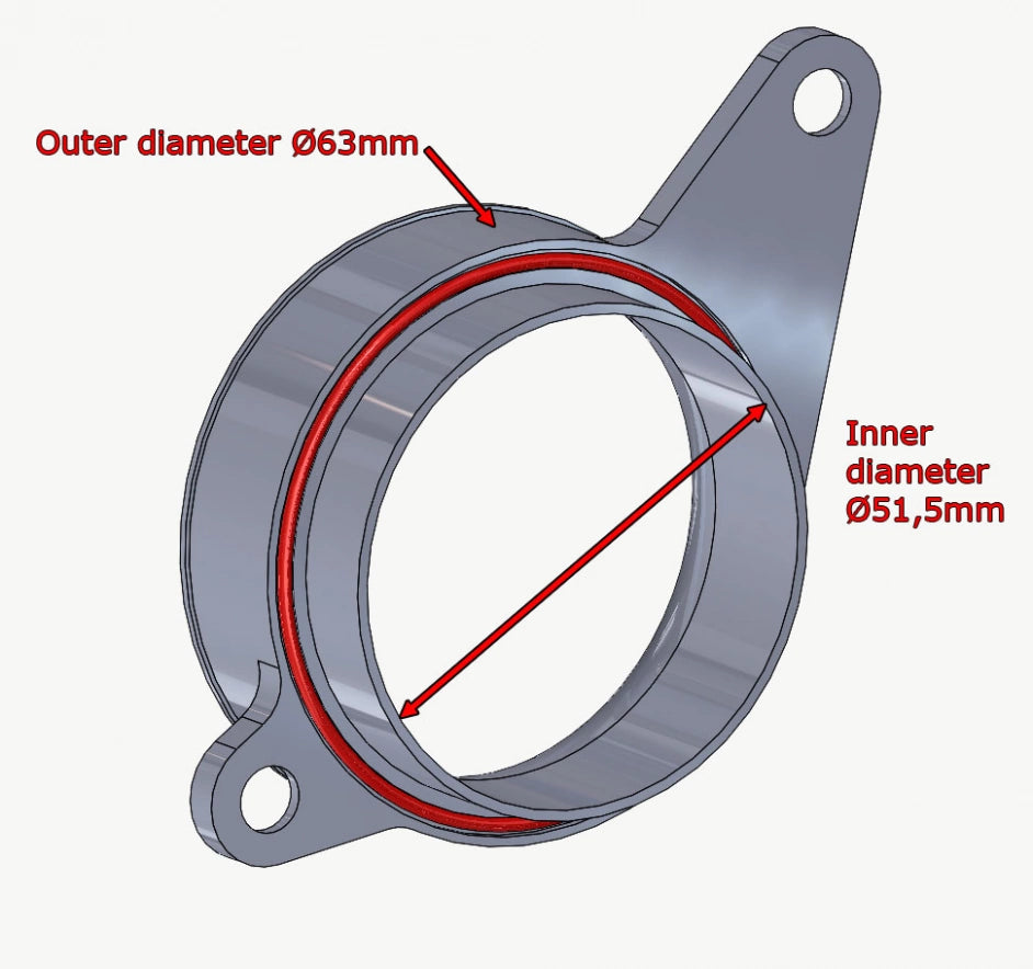Porsche 911 Turbo (991) 2013- Turbo inlet hoses