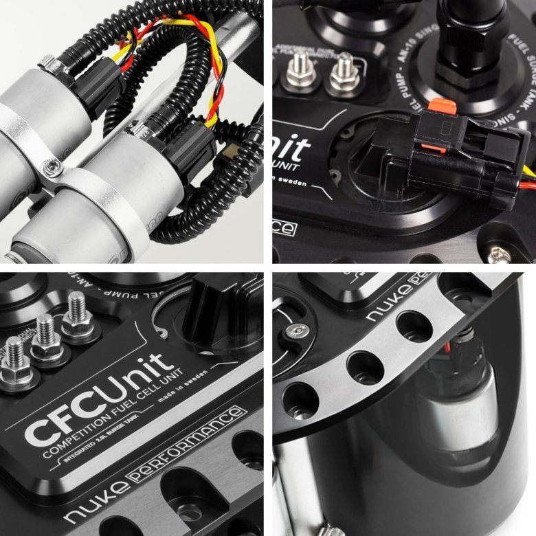 CFC Unit for brushless fuel pumps - Competition Fuel Cell Unit, with integrated fuel surge tank