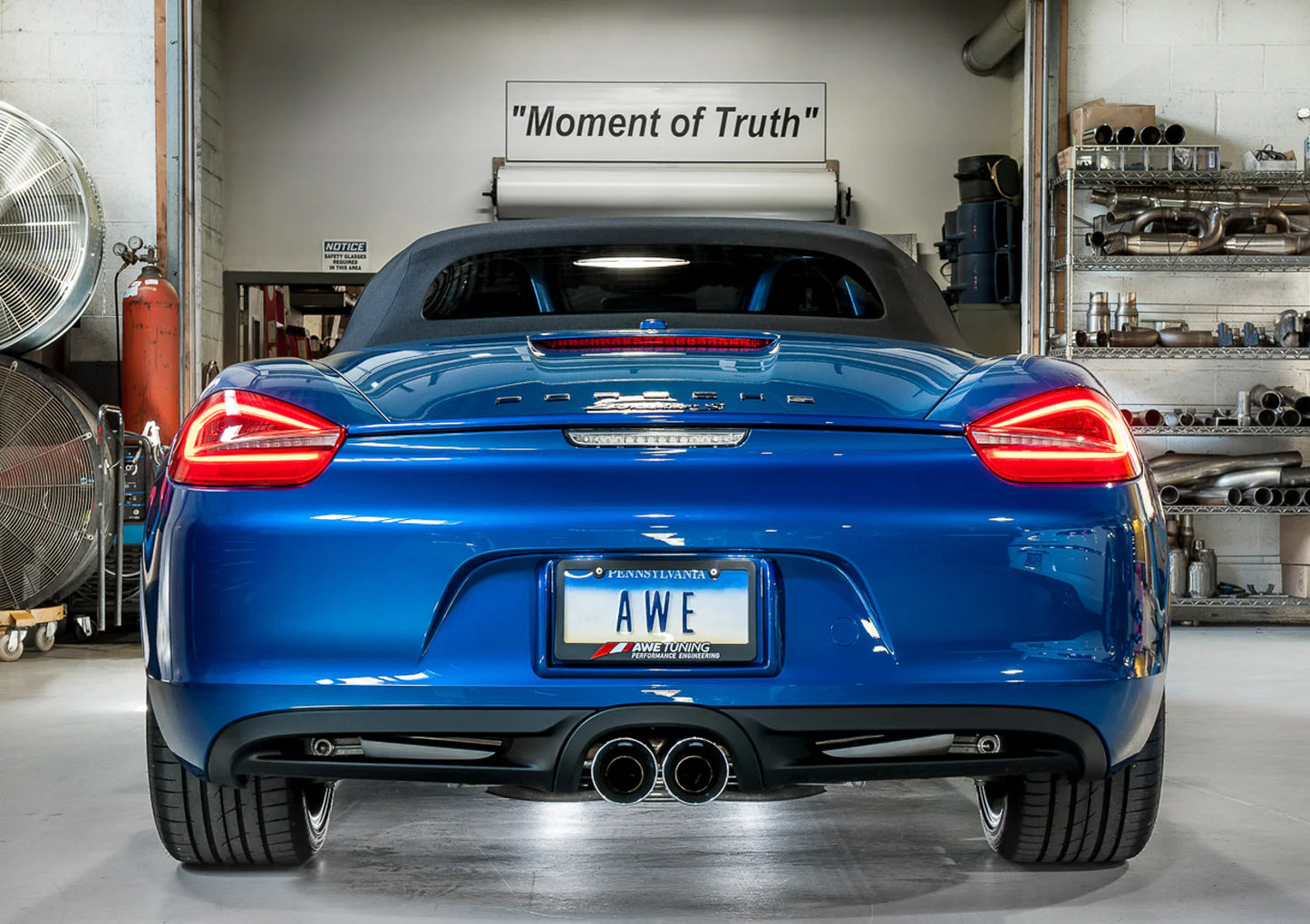AWE Performance Exhaust for Porsche 981 Boxster