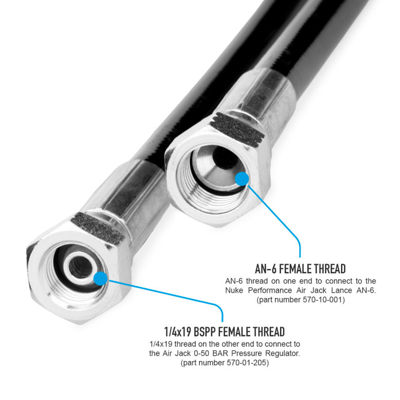 Air Jack Lance High Pressure Hose 2m (6.5ft)