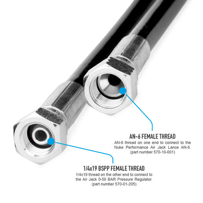 Air Jack Lance High Pressure Hose 2m (6.5ft)