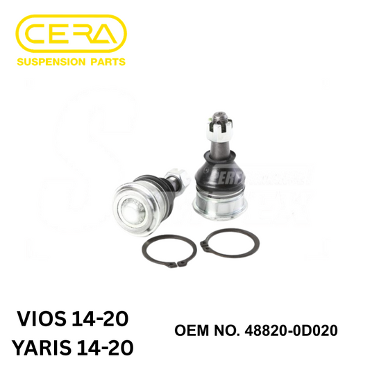ลูกหมากปีนนกล่าง Toyota Vios 14-20 ,Yaris 14-20  CERA Suspension