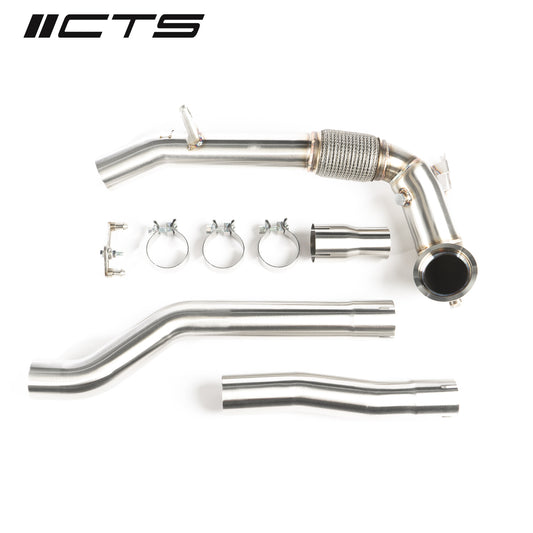 ท่อดาวน์ไปป์ CTS Turbo EVO4 Race Downpipe สำหรับ MK8 Golf R / 8Y Audi S3