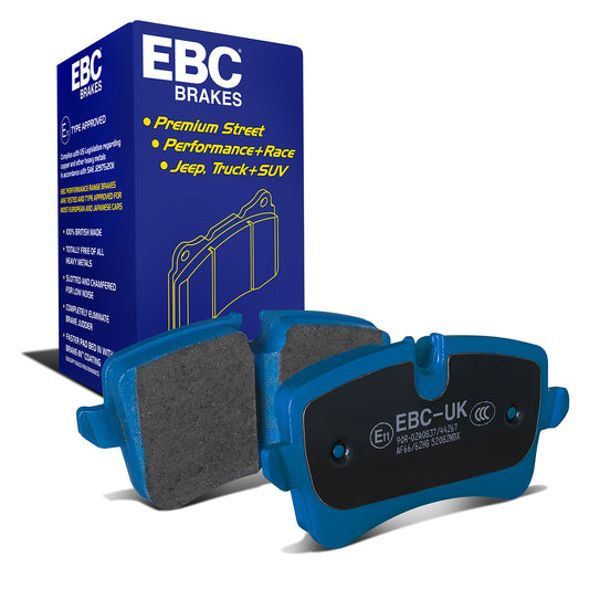 ผ้าเบรกหลัง EBC Bluestuff DP52082NDX – สำหรับ Audi RS4/RS5/RS6/RS7/S6/S7/S8, A8 W12 และ Porsche Macan