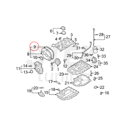 ชุดโซ่ราวลิ้น (Timing Chain Kit) VW/Audi TSI (Gen.3 Rail) – Genuine VW / Audi
