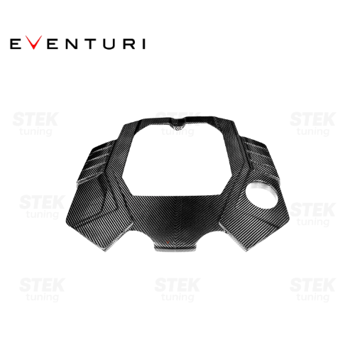 ฝาครอบเครื่อง Eventuri Carbon Fiber Engine Cover (Gloss) – Audi C8 RS6