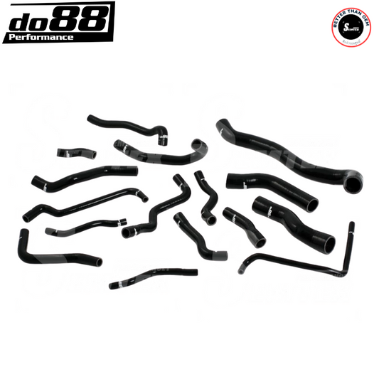 ท่อหม้อน้ำซิลิโคน do88 สีดำ สำหรับ VW Golf MK6 GTi, Scirocco 2.0