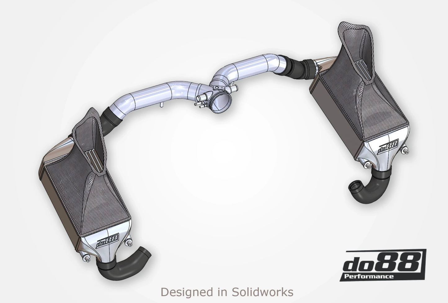 Porsche 911 Turbo (997.1) Intercooler kit MERA with Y-pipe