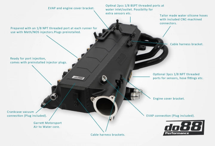 ท่อร่วมไอดี do88 MERA Charge Cooler Manifold สำหรับเครื่องยนต์ B58 Gen 2 – BMW G-Series / Toyota GR Supra A90