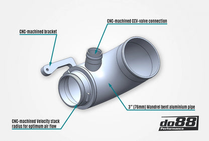 do88 Turbo Inlet Pipe – VAG 1.8 / 2.0 TSI (MQB)