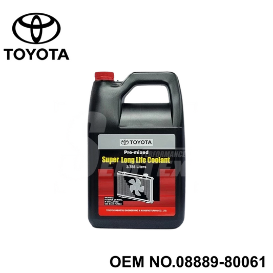 TOYOTA Pre-mixed Super Long Life Coolant น้ำยาเติมหม้อน้ำรถยนต์โตโยต้า สูตรพิเศษ ขนาด 3.785 ลิตร