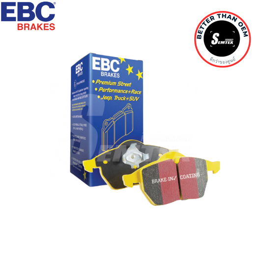 ผ้าเบรค EBC Brakes รุ่น Yellowstuff / ผ้าหลัง BMW F30 ขนาดจาน 300MM, F36 ขนาดจาน. 300 312 330MM