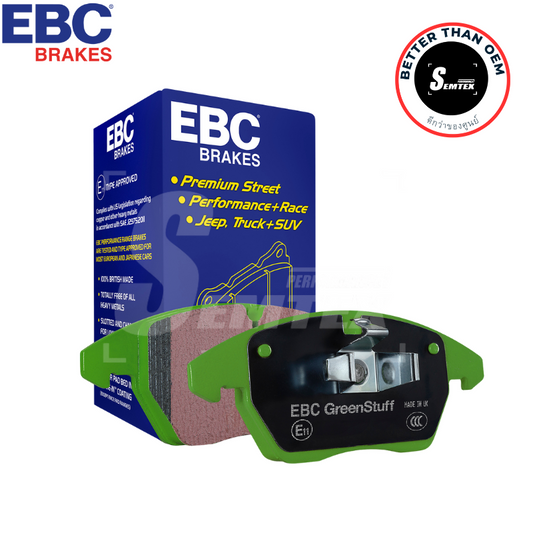 ผ้าเบรค EBC Brakes รุ้น Greenstuff / ผ้าหลัง BMW E90 320, 318 ขนาดจาน 296MM
