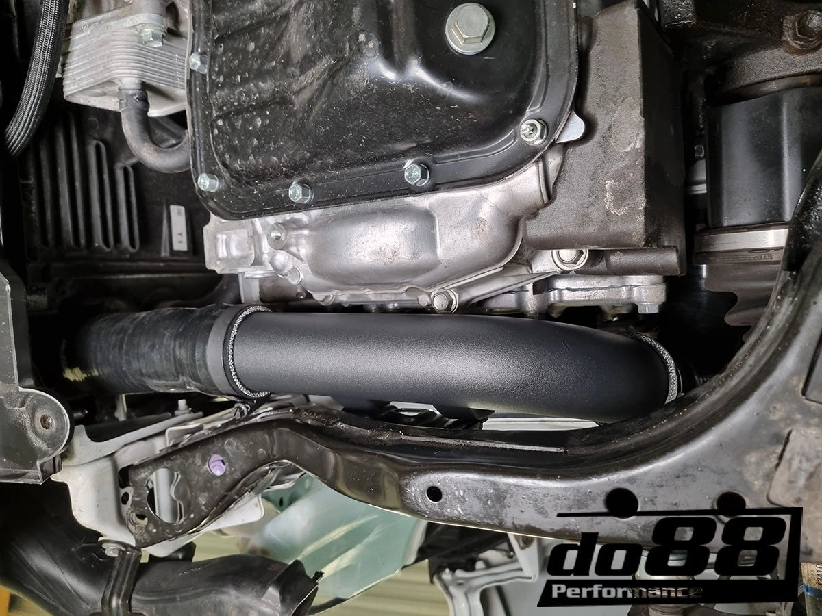 do88 Toyota Yaris GR Pressure pipes for do88 IC, Black hoses
