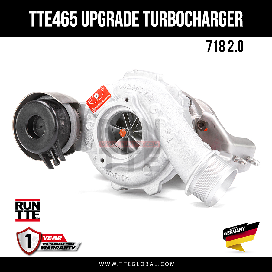TTE465 5154 PORSCHE 718 2.0 PORSCHE UPGRADE TURBOCHARGER