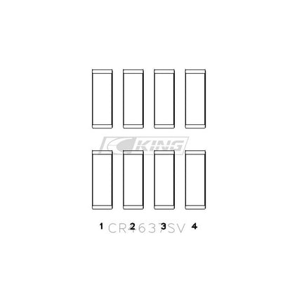 King CR4637SV – ชาร์ปก้านสูบ (OE Replacement SilverCore™) สำหรับ Audi/VW EA888 1.8–2.0 TFSI