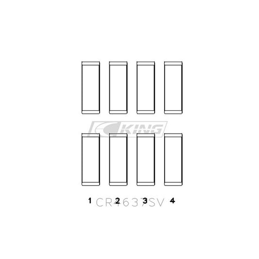 King CR4637SV – ชาร์ปก้านสูบ (OE Replacement SilverCore™) สำหรับ Audi/VW EA888 1.8–2.0 TFSI