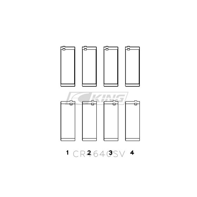 King CR4640SV – ชาร์ปก้านสูบ (OE & Sputter Replacement SilverCore™) สำหรับ BMW B48 2.0L / MINI 2.0T