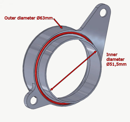 Porsche 911 Turbo (991) 2013- Turbo inlet hoses