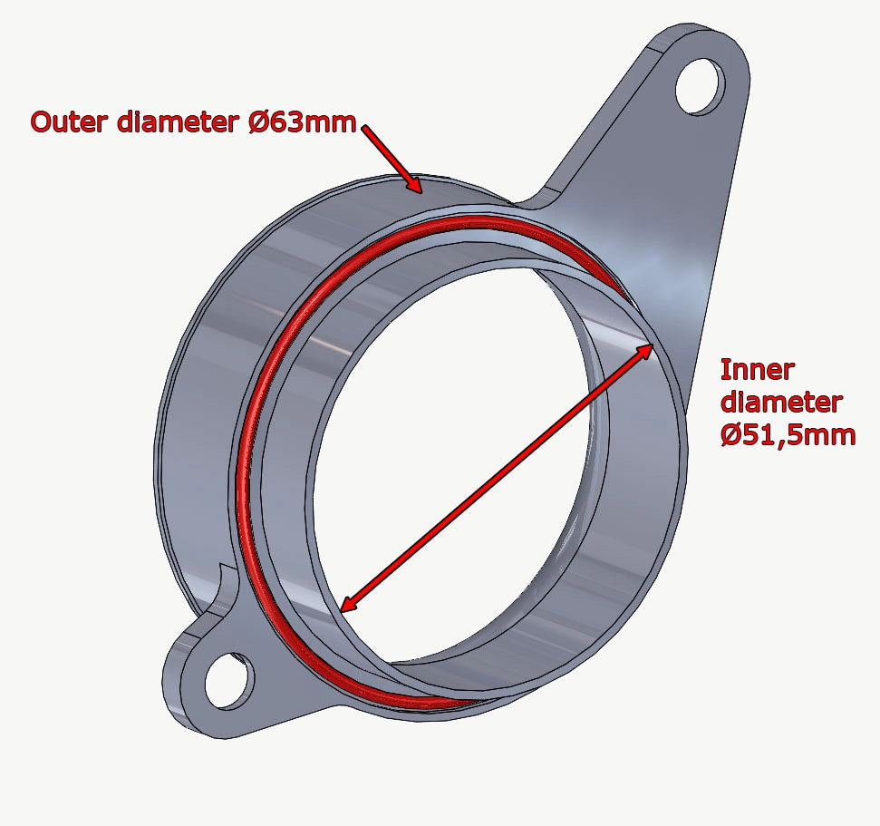 Porsche 911 Turbo (991) 2013- Turbo inlet hoses