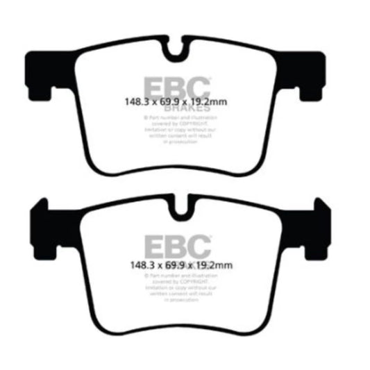 ผ้าเบรค EBC Brakes รุ่น Yellowstuff / ผ้าหน้า BMW F30 ขนาดจาน 312MM, 320i, 320D, 325d, 328i, 330i, 330d, 335i, F36 Series4 จานขนาด 312 mm