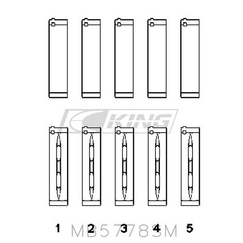 King MB5778SM – ชุดชาร์ปข้อเหวี่ยง (OE Replacement SM Series) สำหรับเครื่อง EA888.1 / EA888.2